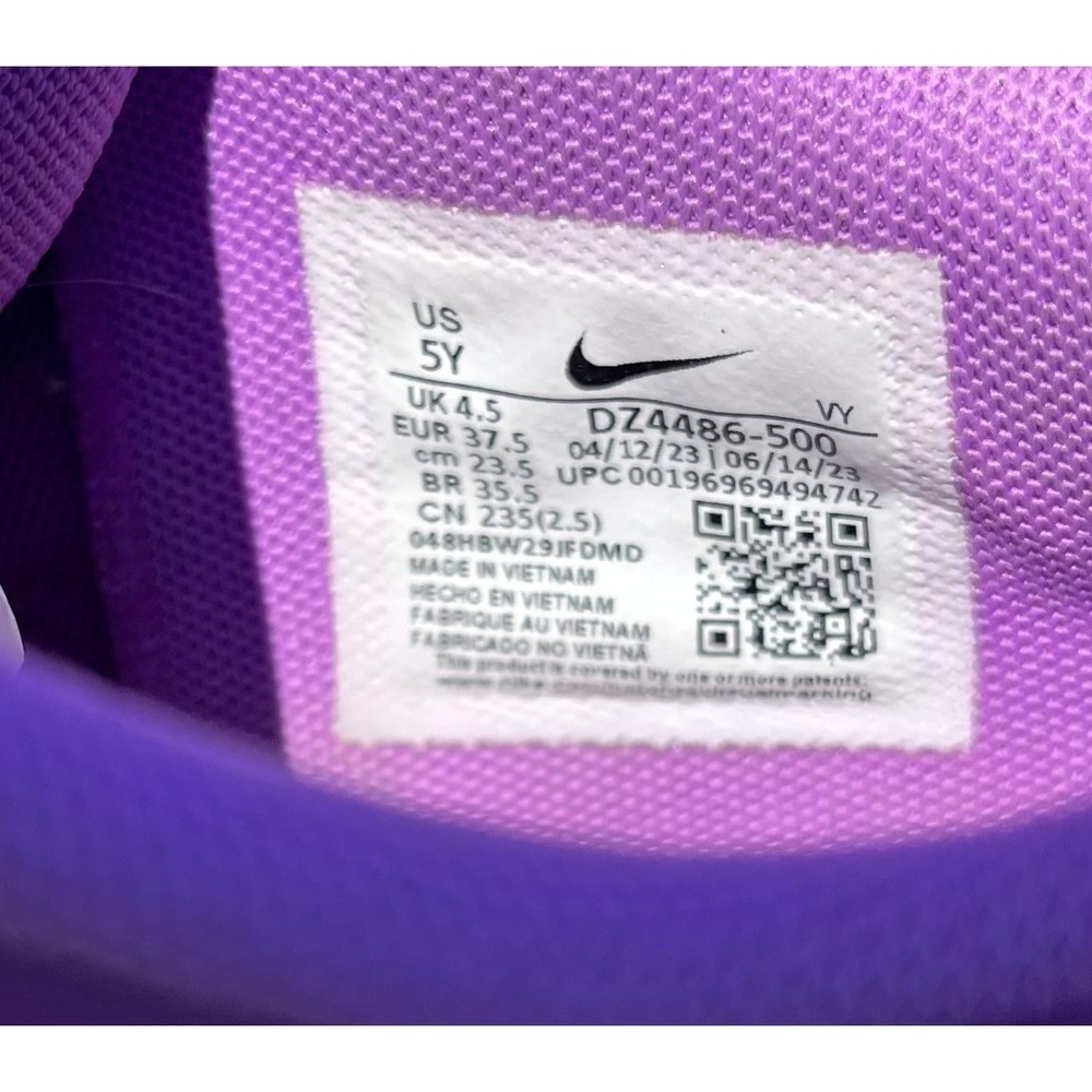 Nike Giannis Shoes Youth Size 5Y Purple Multi Basketball DZ4486-500 Sneakers - Picture 8 of 10